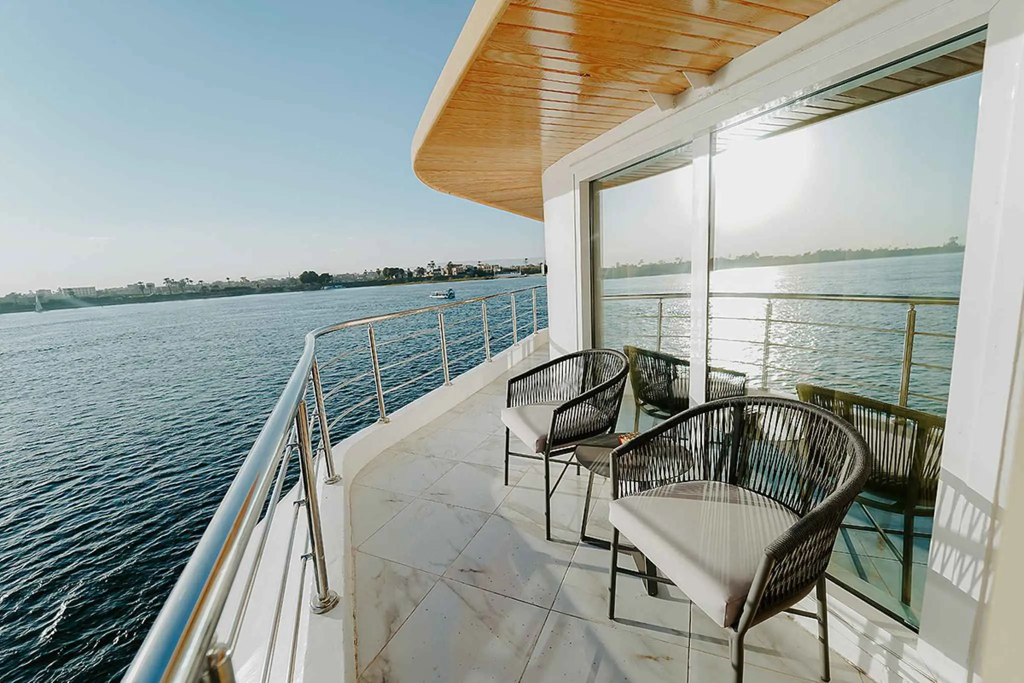 Cabin aboard the MS Miriam Nile Cruise Nile cruise